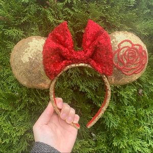 Belle inspired Minnie Mouse Ears